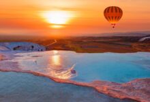 Виды Памуккале и Иераполиса - туры на воздушном шаре