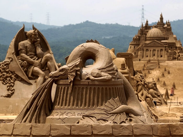 Фестиваль песчаных скульптур в Анталии Sandland