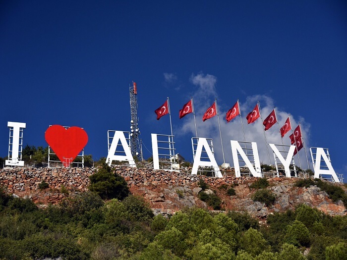 Смотровая площадка Алании I love Alanya