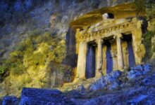 Древний город Телмессос, гробница Аминтаса Туристические места Фетхие