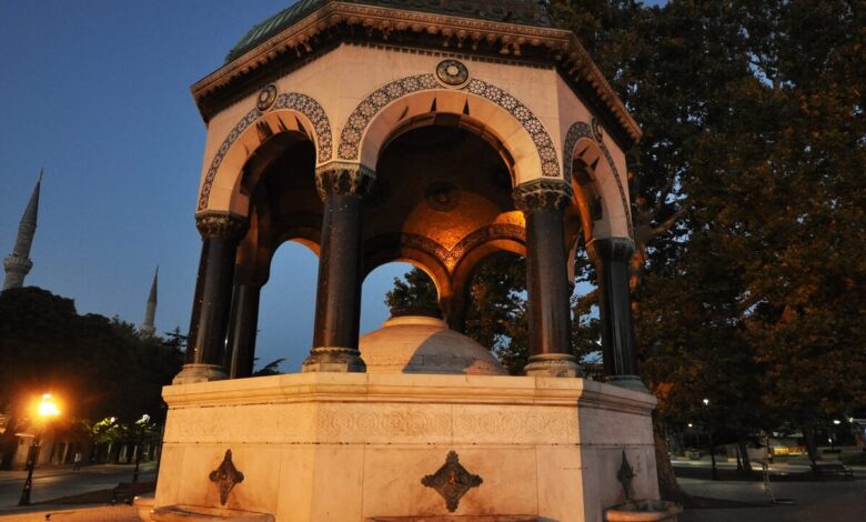 Немецкий фонтан - Фатих Султанахмет Места для посещения