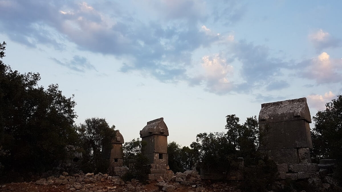 Руины Кианеай - поездка на природу и историю в Демре - Kyaneai ören yeri