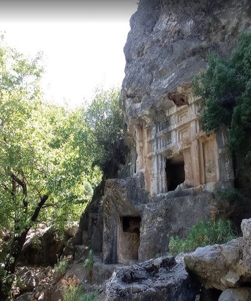 Древний город Пынара - Pınara antik kenti - Fethiye Mugla
