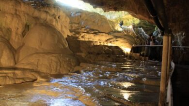 Известна своими травертинами - пещера Каклык в Денизли - Kaklık Mağarası - Honaz Denizli