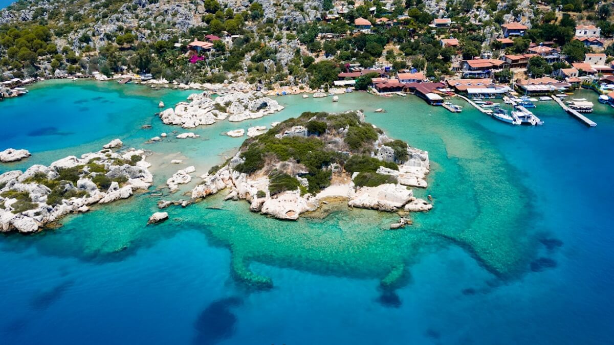 Изучение острова Кекова история, бухты и морские прогулки - Kekova Adası - Demre Antalya