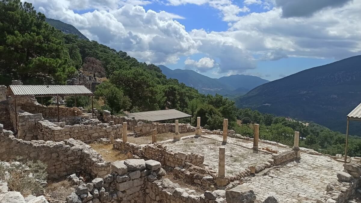 Древний город Ариканда исторические руины и путешествие на природу - Arykanda Antik Kenti - Finike Antalya
