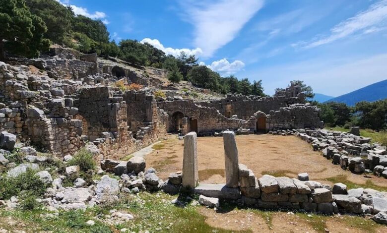 Древний город Ариканда исторические руины и путешествие на природу - Arykanda Antik Kenti - Finike Antalya