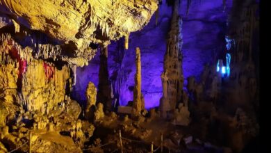 Пещера Келоглан - пещера для посещения недалеко от Памуккале - Keloğlan Mağarası Denizli