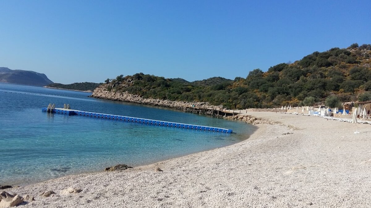 Солнце, море и комфорт общественный пляж муниципалитета Каш - Andifli Kaş Antalya